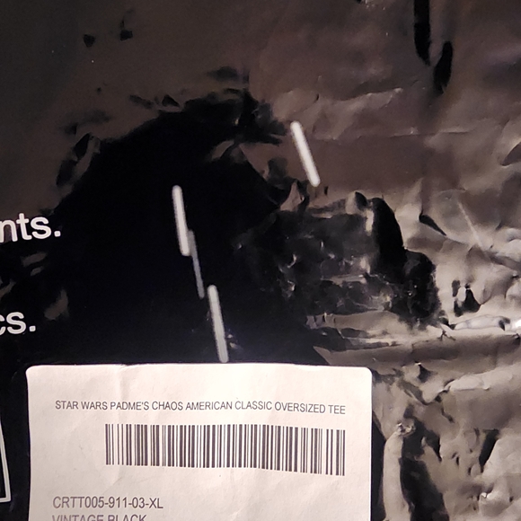 Civil Regime X Star Wars Padme's Chaos American Classic Oversized Tee - Picture 5 of 5